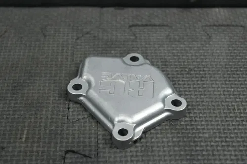 2005 HONDA CR125R ENGINE CYLINDER JUG LEFT SIDE COVER POWER VALVE 12107-KSR-730