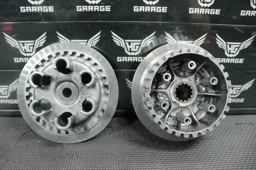2004 YAMAHA WR450F-YZ450F OEM COMPLETE CLUTCH BASKET PRESSURE PLATE HUB ASSEMBLY