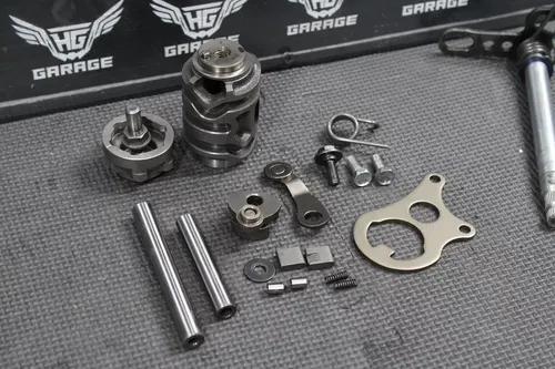 2009 HONDA CRF150RB OEM ENGINE TRANSMISSION ASSEMBLY GEARS SHIFT DOGS FORKS