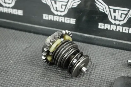 1998 1999 HONDA CR125R OEM ENGINE POWERVALVE EXHUAST VALVE LINKAGE GOVERNOR NICE