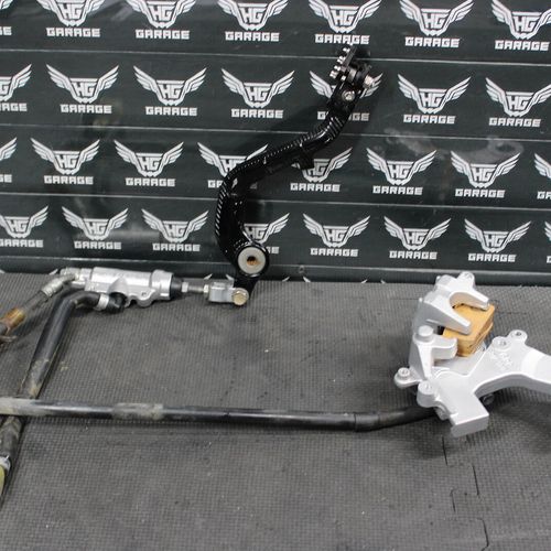 2001 SUZUKI RM125 RM250 OEM NISSIN MASTER CYLINDER AFTERMARKET CALIPER ASSEMBLY