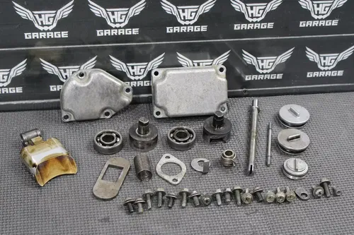1999 SUZUKI RM250 OEM ENGINE POWER VALVE EXHAUST VALVE COMPLETE NICE! 11206-37E3