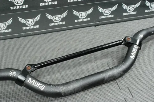 2007 HONDA MIKA FAT BARS 1 1/8" CR HI HANDLEBARS BARS GRIPS STEERING HANDLEBAR