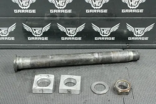 2002 HONDA CR125R OEM REAR AXLE BACK WHEEL RIM PIVOT BOLT AXEL 42301-KZ4-J40