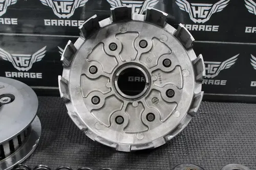 1994 SUZUKI RM125 OEM COMPLETE CLUTCH BASKET HUB PRESSURE PLATE ASSEMBLY