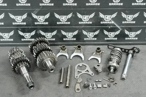 2006 HONDA CRF450R OEM ENGINE TRANSMISSION ASSEMBLY SHIFT FORKS GEARS NICE!
