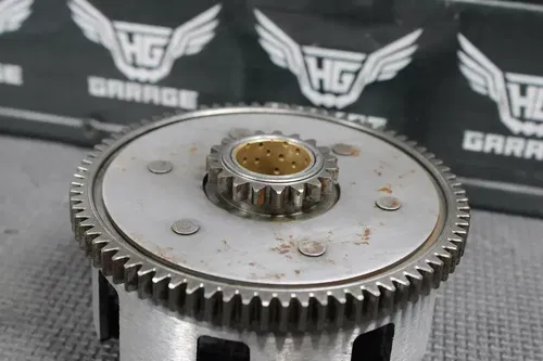 1997 KAWASAKI KX60 KX65 OEM COMPLETE CLUTCH BASKET HUB 13086-1002