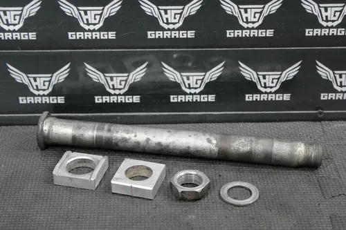 2006 HONDA CRF450R OEM REAR AXLE BACK WHEEL RIM PIVOT BOLT AXEL 42301-KZ4-J40