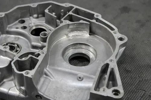 2009 KAWASAKI KX250F OEM LEFT RIGHT ENGINE MOTOR CRANKCASE CRANK CASES BLOCK
