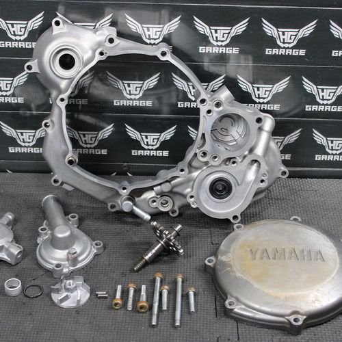 2006 YAMAHA WR250F YZ250F ENGINE MOTOR SIDE CLUTCH COVER INNER OUTER WATERPUMP