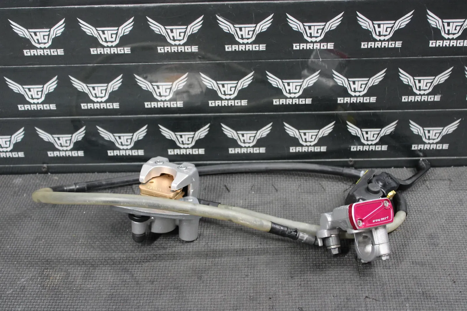 2008 HONDA CRF150RB OEM FRONT BRAKE CALIPER MASTER CYLINDER PRO TAPER LEVER