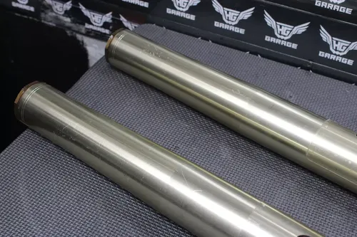 2009 KAWASAKI KX250F OEM RIGHT LEFT FRONT SUSPENSION FORKS SHOCKS GOLD VALVES