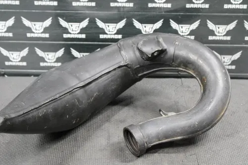 2003 02-03 YAMAHA YZ125 OEM EXHAUST PIPE CHAMBER HEADER 5NY-14610-00-00