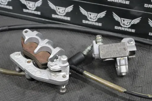 2007 KAWASAKI KX250F KX450F OEM NISSIN FRONT BRAKE CALIPER MASTER CYLINDER GOOD!