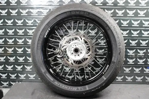 2003 KAWASAKI KX250 WARP 9 SUPERMOTO 17" X 4.25" REAR WHEEL HUB RIM ASSEMBLY