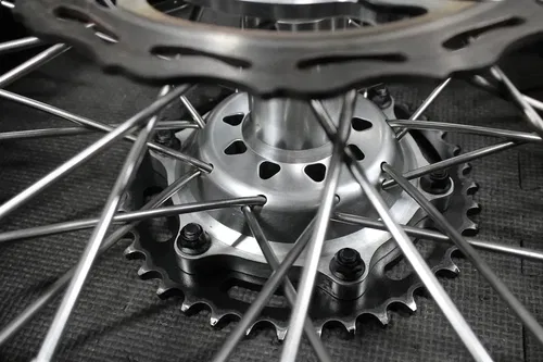 2003 KAWASAKI KX250 WARP 9 SUPERMOTO 17" X 4.25" REAR WHEEL HUB RIM ASSEMBLY