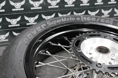 2003 KAWASAKI KX250 WARP 9 SUPERMOTO 17" X 4.25" REAR WHEEL HUB RIM ASSEMBLY