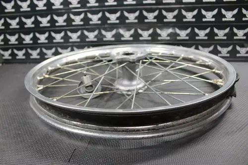 2002 HONDA 02-05 CRF450R OEM DID SILVER 21" FRONT WHEEL RIM HUB 44650-KZ4-810