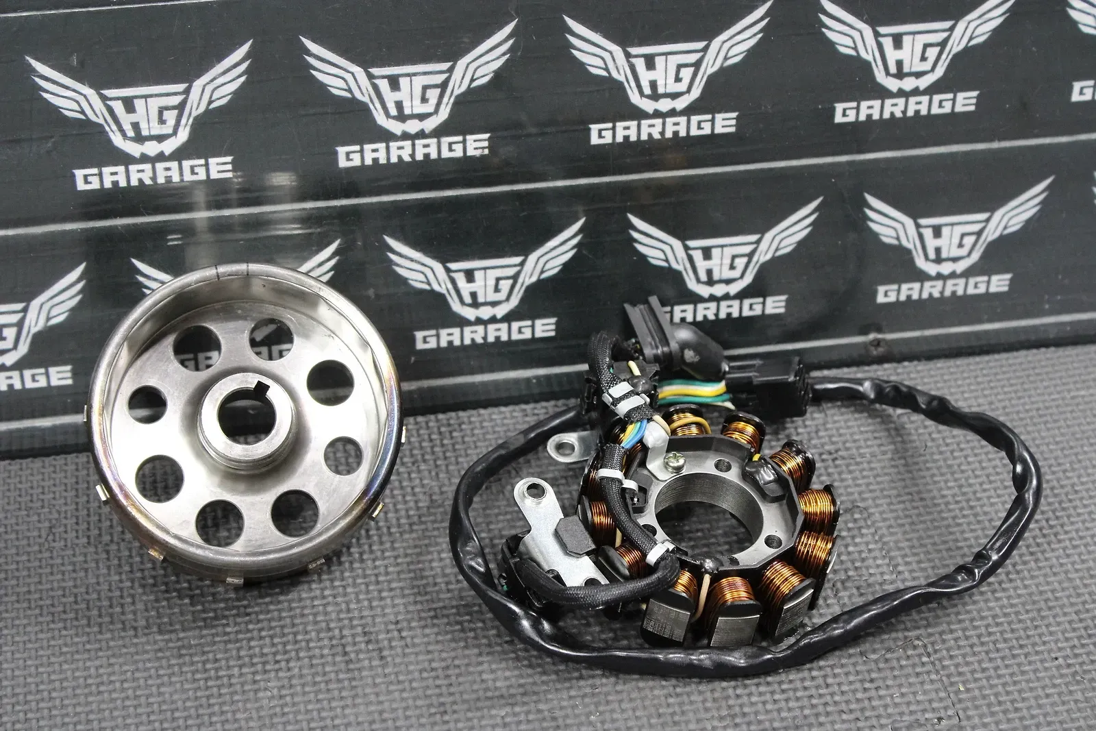 2015 HONDA CRF450R OEM STATOR MAGNETO ROTOR FLYWHEEL GOOD!  31110-MEN-A91