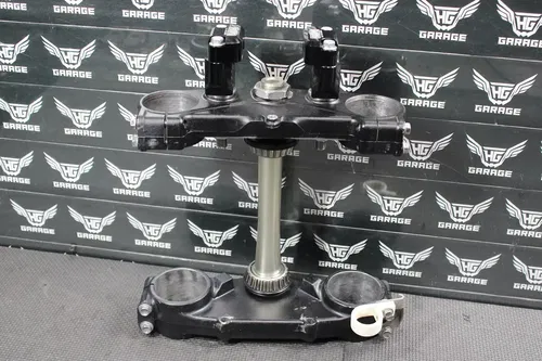 2009 KAWASAKI KX250F OEM FRONT FORKS LOWER UPPER TRIPLE TREE STEM CLAMP