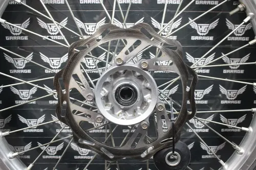 2004 HONDA CRF450R 21"x 1.60" OEM FRONT WHEEL RIM HUB TIRE 44635-MAC-680