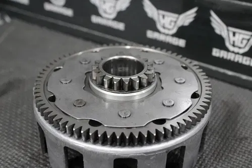 1996 87-99 HONDA CR125R OEM COMPLETE CLUTCH BASKET HUB 22100-KZ4-700