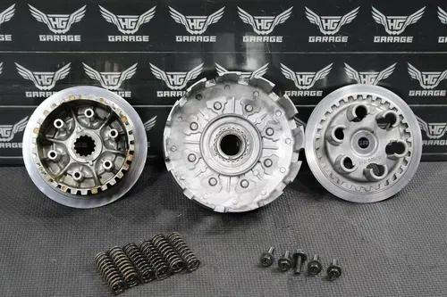 2004 YAMAHA WR450F YZ450F OEM COMPLETE CLUTCH BASKET HUB SPRINGS