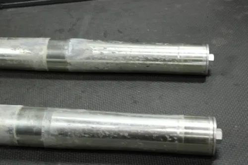 2002 YAMAHA YZ125 OEM RIGHT LEFT FRONT SUSPENSION FORKS SHOCKS READ DESC!