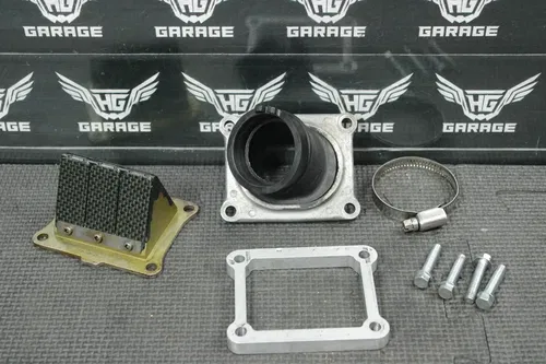 1998 HONDA CR125R OEM INTAKE REED BLOCK ASSEMBLY 14100-KZ4-J01 16221-KZ4-A10