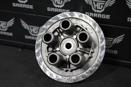 1998 SUZUKI RM125 OEM COMPLETE CLUTCH BASKET HUB NICE! 21200-43D04