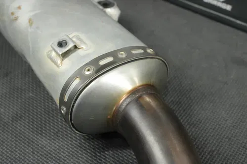 2004 YAMAHA YZ450F OEM MUFFLER EXHAUST SILENCER SLIP ON PIPE