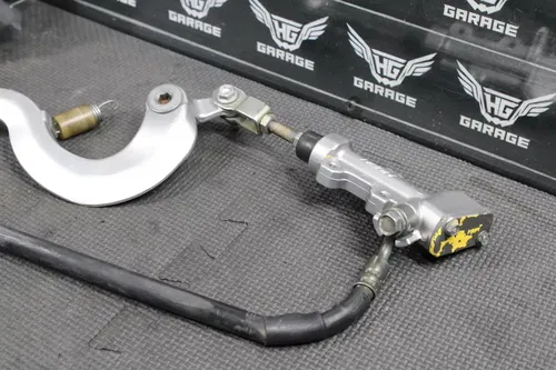2003 KAWASAKI KX250 OEM NISSIN REAR BACK BRAKE CALIPER MASTER CYLINDER LEVER