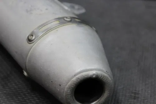 2006 HONDA CRF250R OEM RIGHT MUFFLER EXHAUST SILENCER SLIP ON PIPE 18310-KRN-850