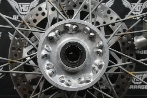 2001 SUZUKI RM125 21"x1.60" OEM FRONT WHEEL RIM HUB TIRE 54111-36E00 55311-28C01