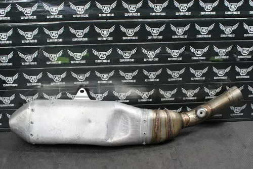 2012 HONDA CRF450R OEM MUFFLER EXHAUST SILENCER SLIP ON PIPE 18310-MEN-316