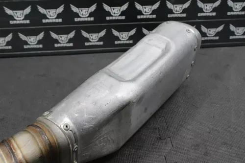 2012 HONDA CRF450R OEM MUFFLER EXHAUST SILENCER SLIP ON PIPE 18310-MEN-316
