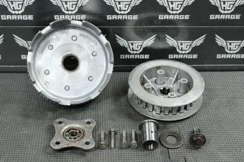 1995 87-95 HONDA CR80R OEM COMPLETE CLUTCH BASKET HUB PRESSURE PLATE 22100-GC4-6