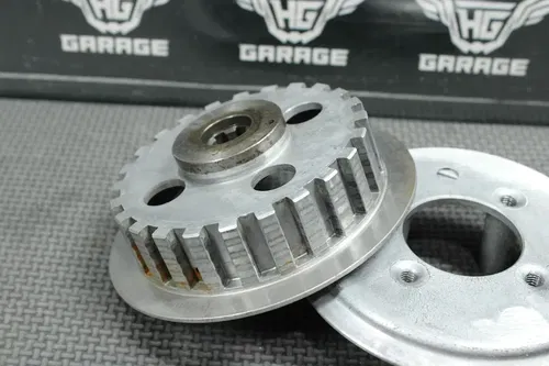 1995 87-95 HONDA CR80R OEM COMPLETE CLUTCH BASKET HUB PRESSURE PLATE 22100-GC4-6