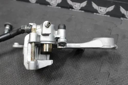 2005 HONDA CR125R CR250R OEM REAR BACK BRAKE CALIPER MASTER CYLINDER HOSE