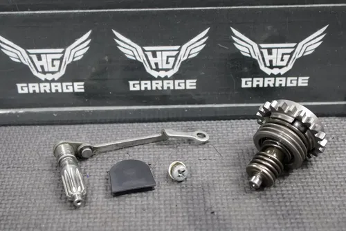 2001 00-02 HONDA CR125R OEM ENGINE POWERVALVE EXHUAST VALVE LINKAGE GOVERNOR