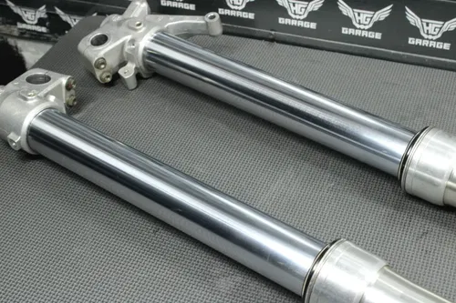 2002 HONDA CR125R OEM KYB 46MM RIGHT LEFT FRONT SUSPENSION FORKS SHOCKS GOOD!