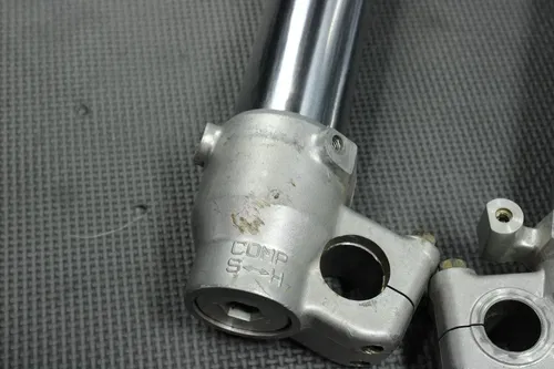 2002 HONDA CR125R OEM KYB 46MM RIGHT LEFT FRONT SUSPENSION FORKS SHOCKS GOOD!
