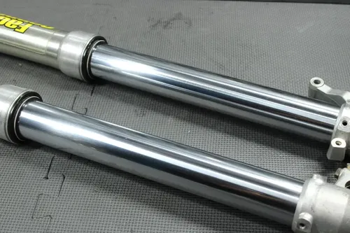 2002 HONDA CR125R OEM KYB 46MM RIGHT LEFT FRONT SUSPENSION FORKS SHOCKS GOOD!