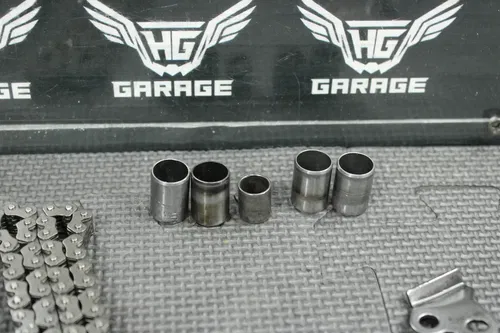 2006 HONDA CRF450R OEM CAM CHAIN CAMSHAFT TENSIONER GUIDES TOPEND HARDWARE