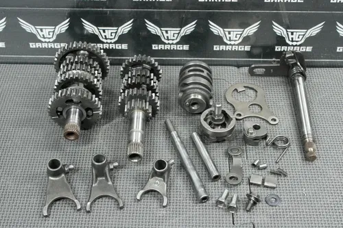 2006 HONDA CR85R CR85RB OEM ENGINE TRANSMISSION SHIFT FORKS SHAFT DRUM GEARS