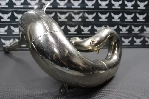 2004 KAWASAKI KX250 FMF GNARLY EXHAUST PIPE CHAMBER HEADER NICE! 18120-0008