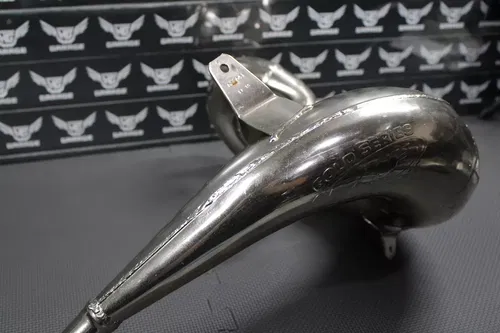 2004 KAWASAKI KX250 FMF GNARLY EXHAUST PIPE CHAMBER HEADER NICE! 18120-0008