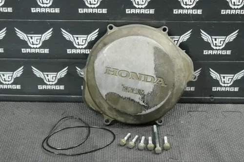 2004 02-08 HONDA CRF450R OEM ENGINE OUTER MOTOR SIDE CLUTCH COVER 11351-MEB-670