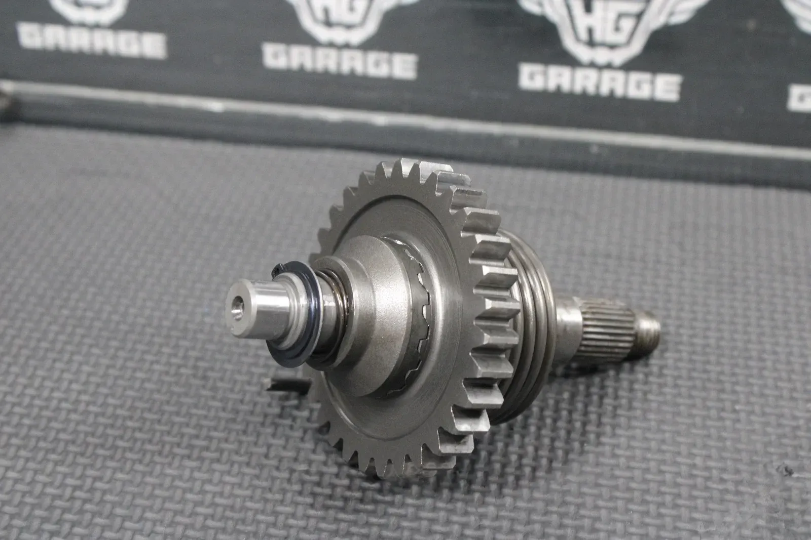 1986 86-88 KAWASAKI KDX200 OEM KICKSTART KICK START SHAFT W IDLER GEAR GOOD!