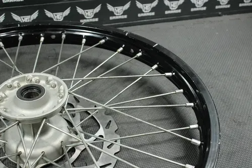2022 KAWASAKI KX450F OEM 1.60" X 21" KAWASAKI OEM FRONT WHEEL RIM HUB ASSEMBLY